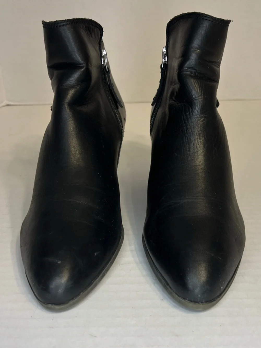 Frye Judith Zip‎ Booties Black Size 7